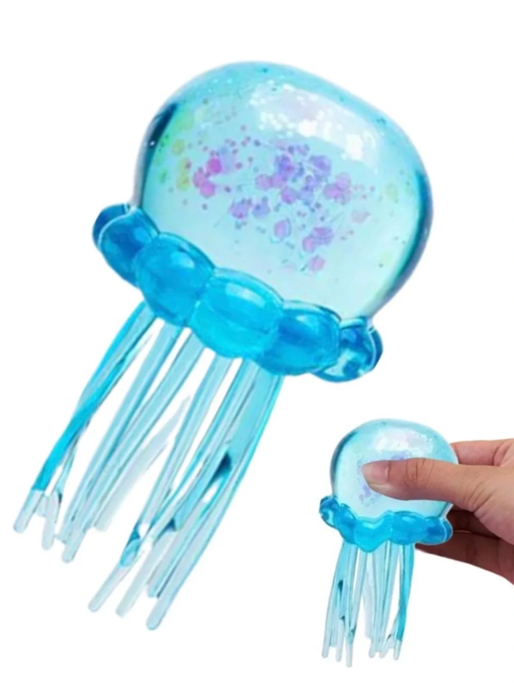 NEE DOH Jelly Squish Squid BLUE 💙 Sealed Viral squishy toy NeeDoh NEW in box RTS